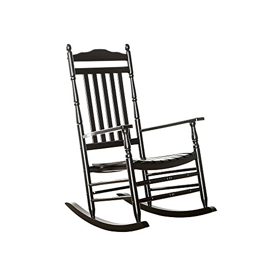 500x500 bampz kd black wood rocking chairs adult patio - Rocking Chair Drawing