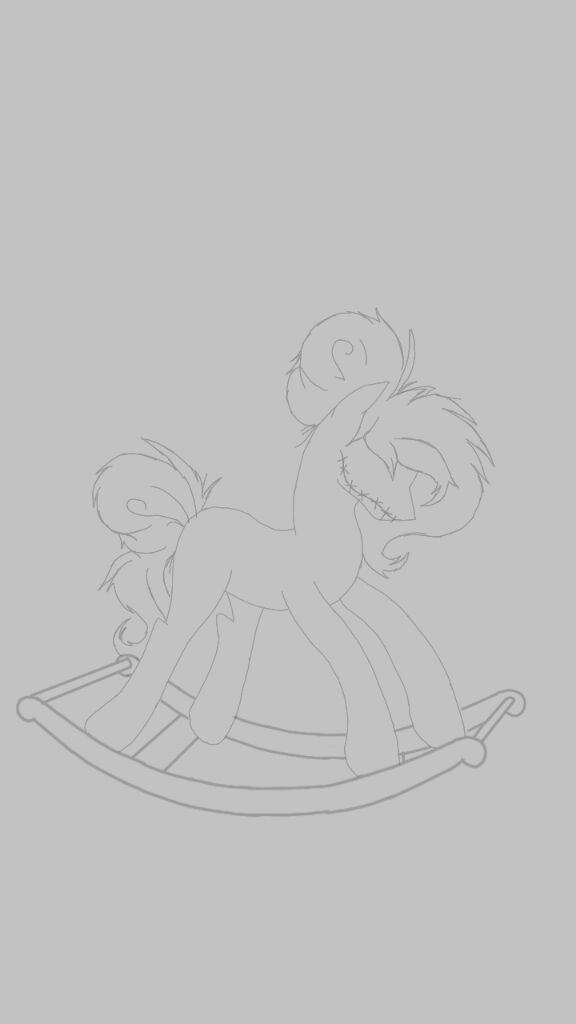 576x1024 my rocking horse creepy drawing equestria amino - Rocking Horse Drawing