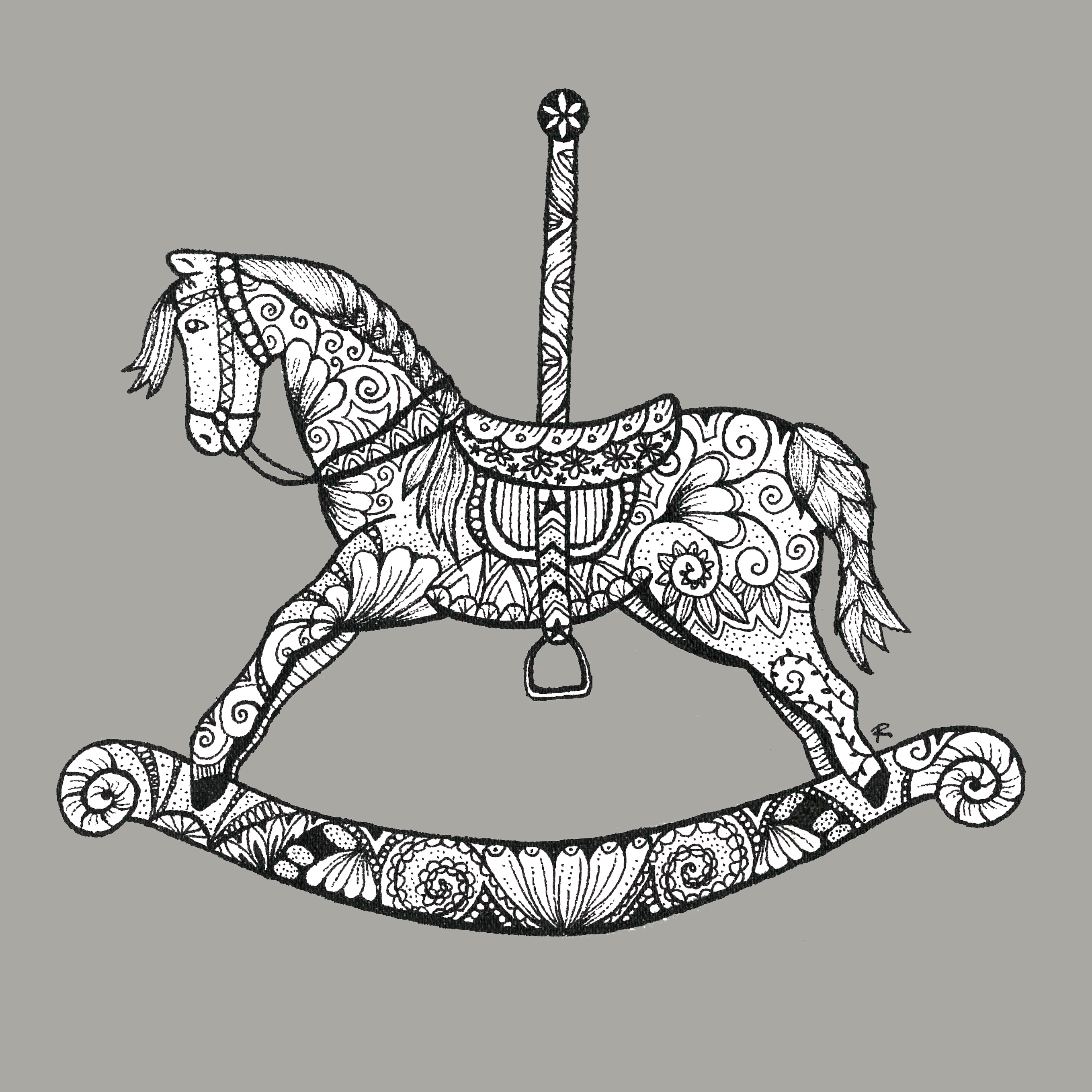 Rocking Horse Drawing at Explore collection of