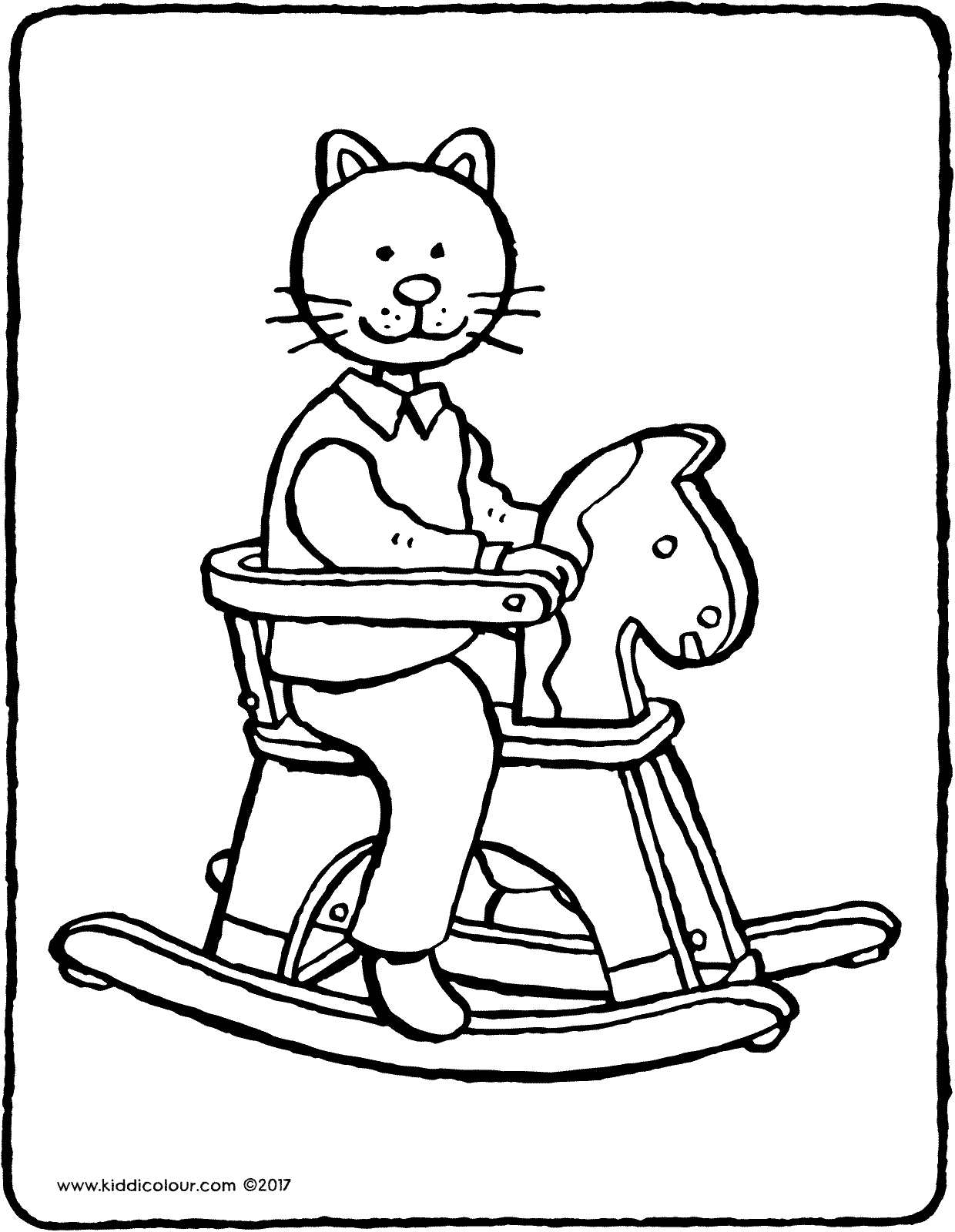 1240x1600 rocking horse - Rocking Horse Drawing