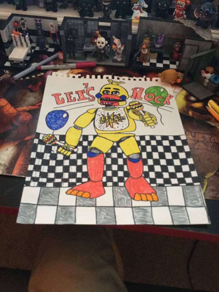 768x1024 rockstar chica drawing!!! five nights at freddy's amino - Rockstar Drawing