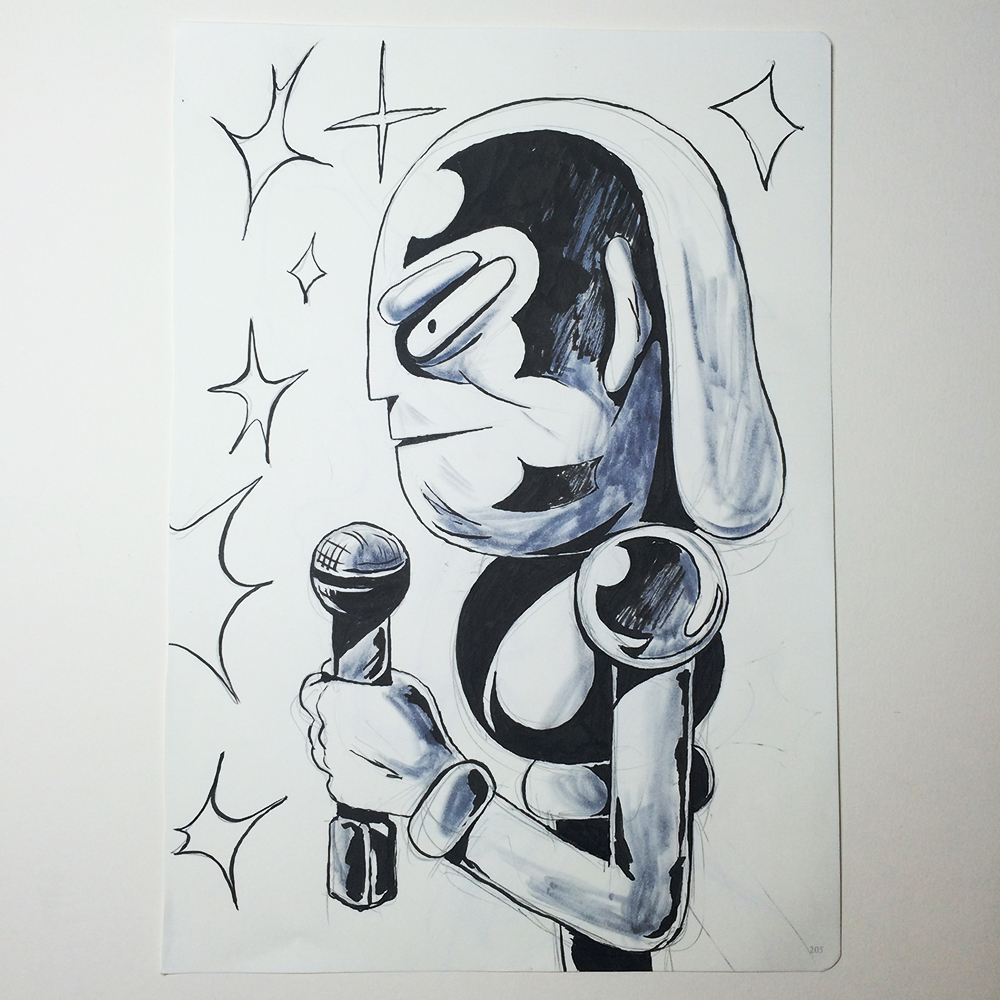 1000x1000 rockstar sketchbook drawing benjy brooke online store powered - Rockstar Drawing