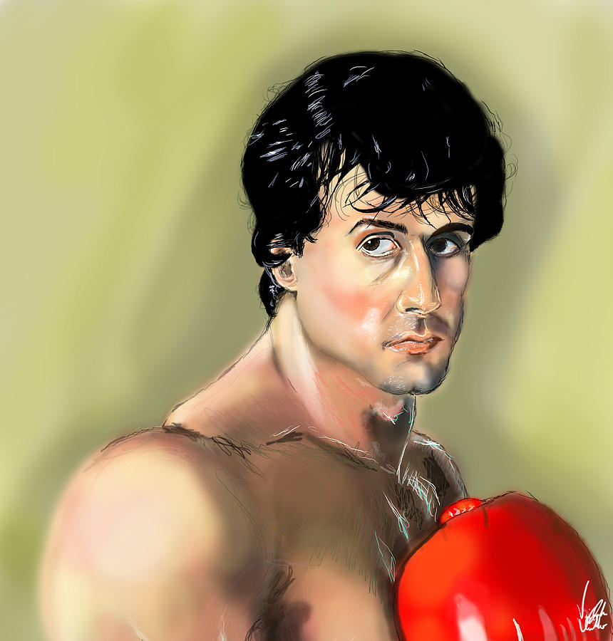 860x900 rocky balboa drawing - Rocky Balboa Drawing