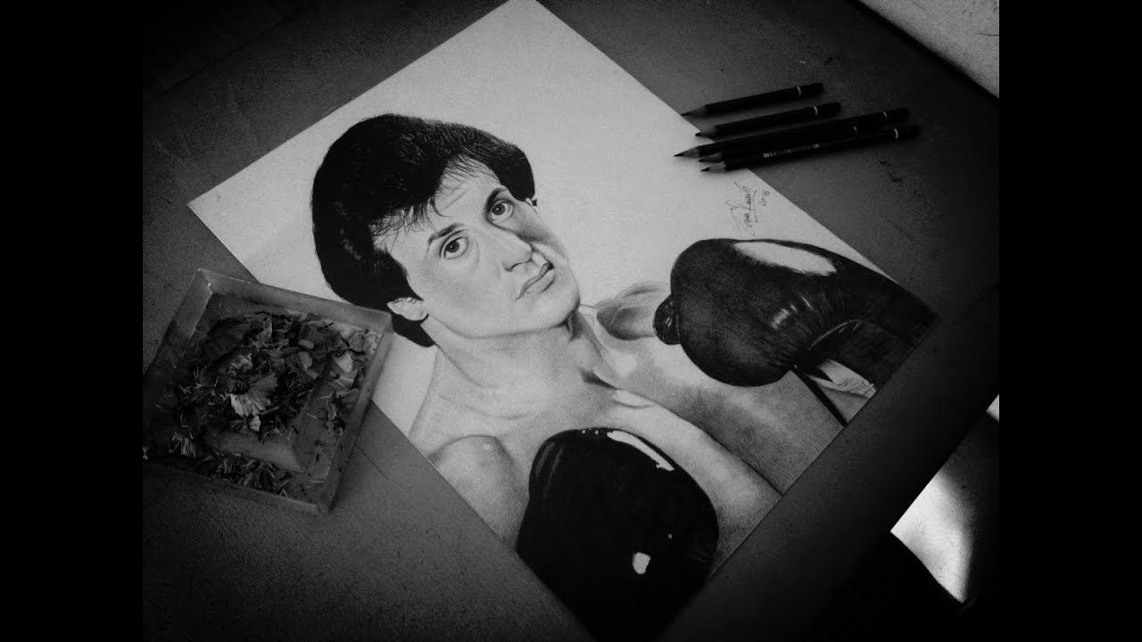 1280x720 drawing rocky balboa - Rocky Drawing
