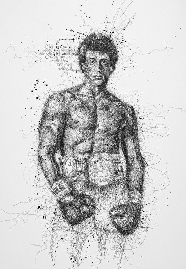 600x868 rocky balboa - Rocky Drawing