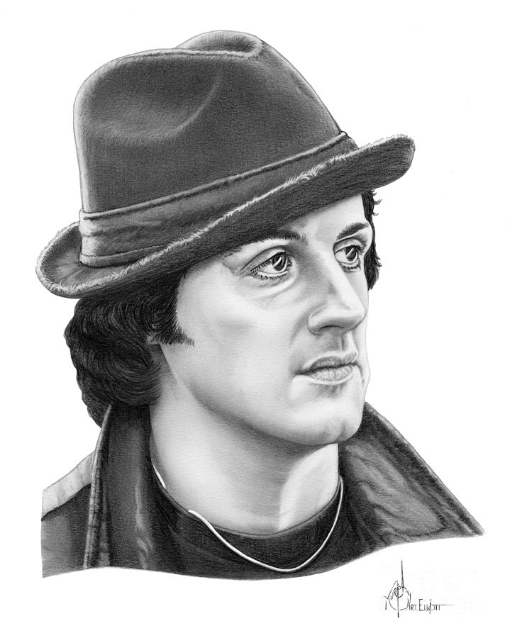 719x900 rocky sylvester stallone drawing - Rocky Drawing