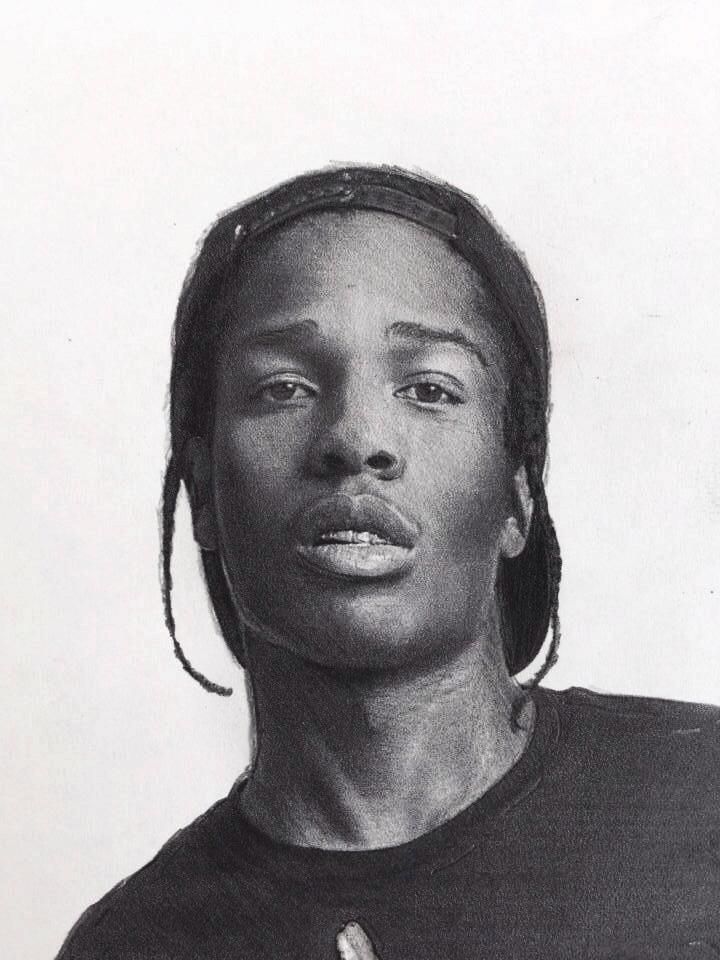 720x960 asap rocky drawing - Rocky Drawing