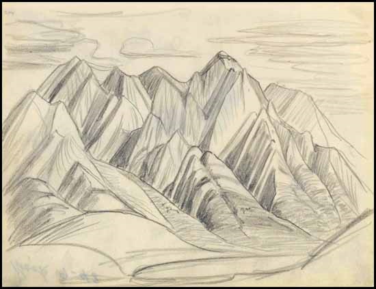 550x423 rocky mountain drawing - Rocky Mountain Drawing