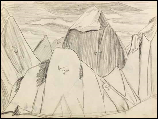 550x413 rocky mountain drawing - Rocky Mountain Drawing