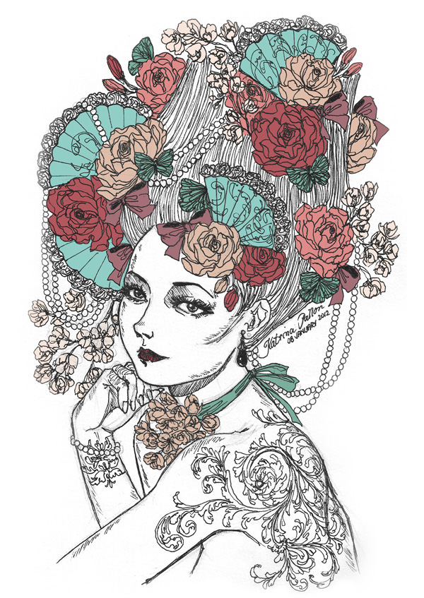 600x847 project masks and mirrors - Rococo Drawings