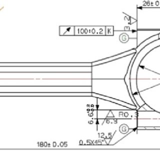 320x320 the parts drawing of the connecting rod download scientific diagram - Rod Drawing