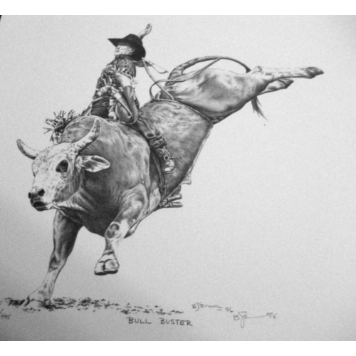 500x500 drawn bull rodeo bull - Rodeo Bull Drawing