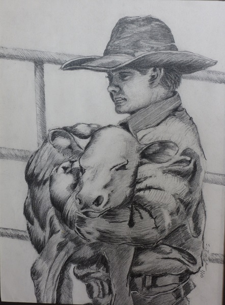 442x600 rodeo boyce fine arts - Rodeo Drawings