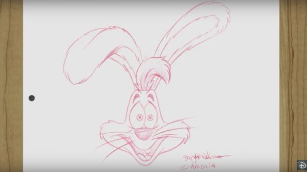 624x351 learn to draw roger rabbit disney parks blog - Roger Rabbit Drawing