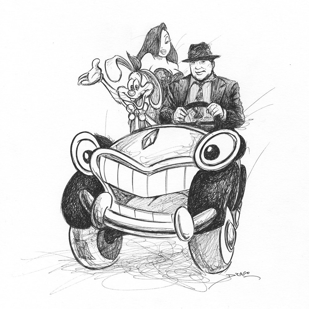 1000x1000 who framed roger rabbit doodle - Roger Rabbit Drawing