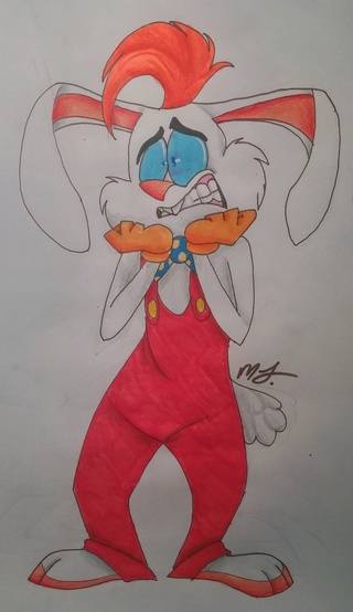 320x554 Rogerrabbit Drawings On Paigeeworld Pictures Of Rogerrabbit - Roger Rabbit Drawing