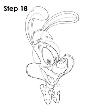 300x388 draw roger rabbit step roger and jessica rabbit - Roger Rabbit Drawing