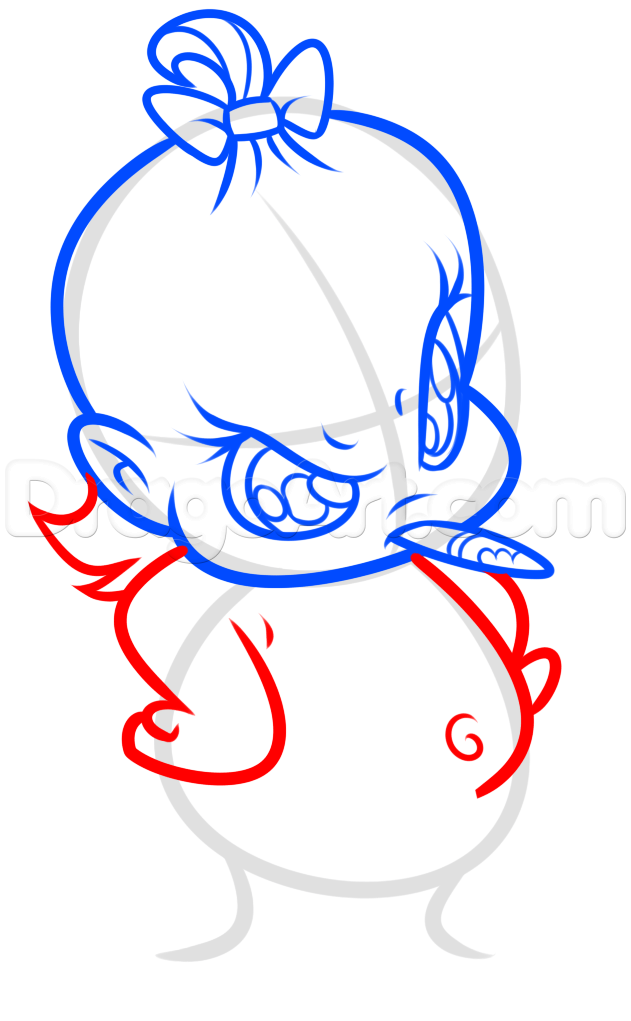 631x1021 drawing baby herman from roger rabbit, step - Roger Rabbit Drawing