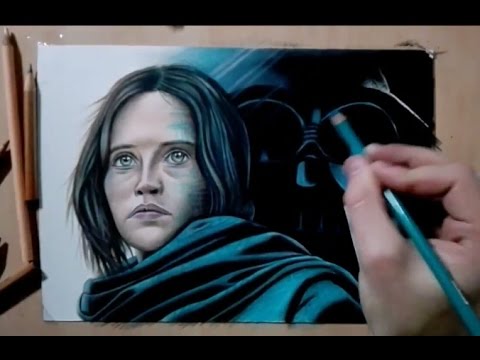 480x360 Drawing Jyn Erso - Rogue One Drawing