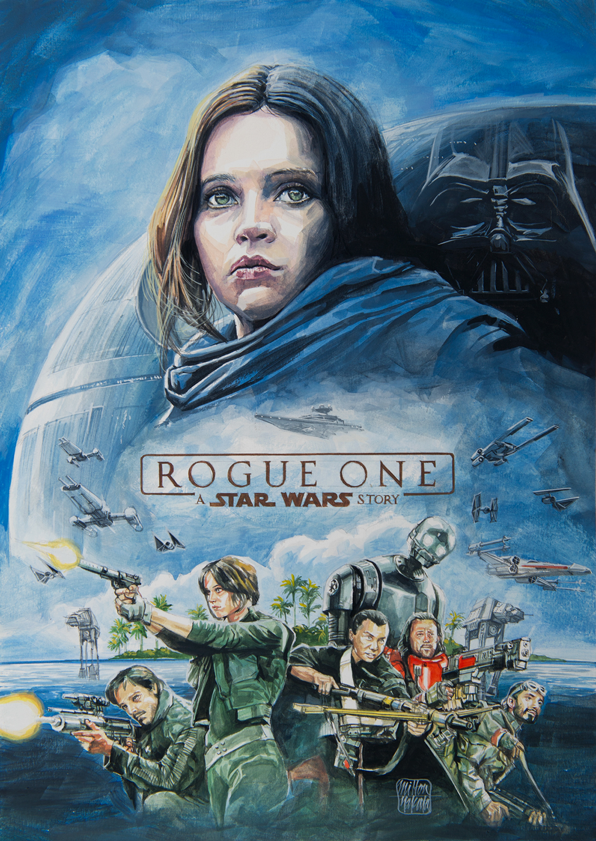 1200x1691 Rogue One - Rogue One Drawing