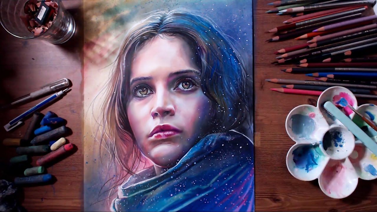 1280x720 Rogue One A Star Wars Story - Rogue One Drawing