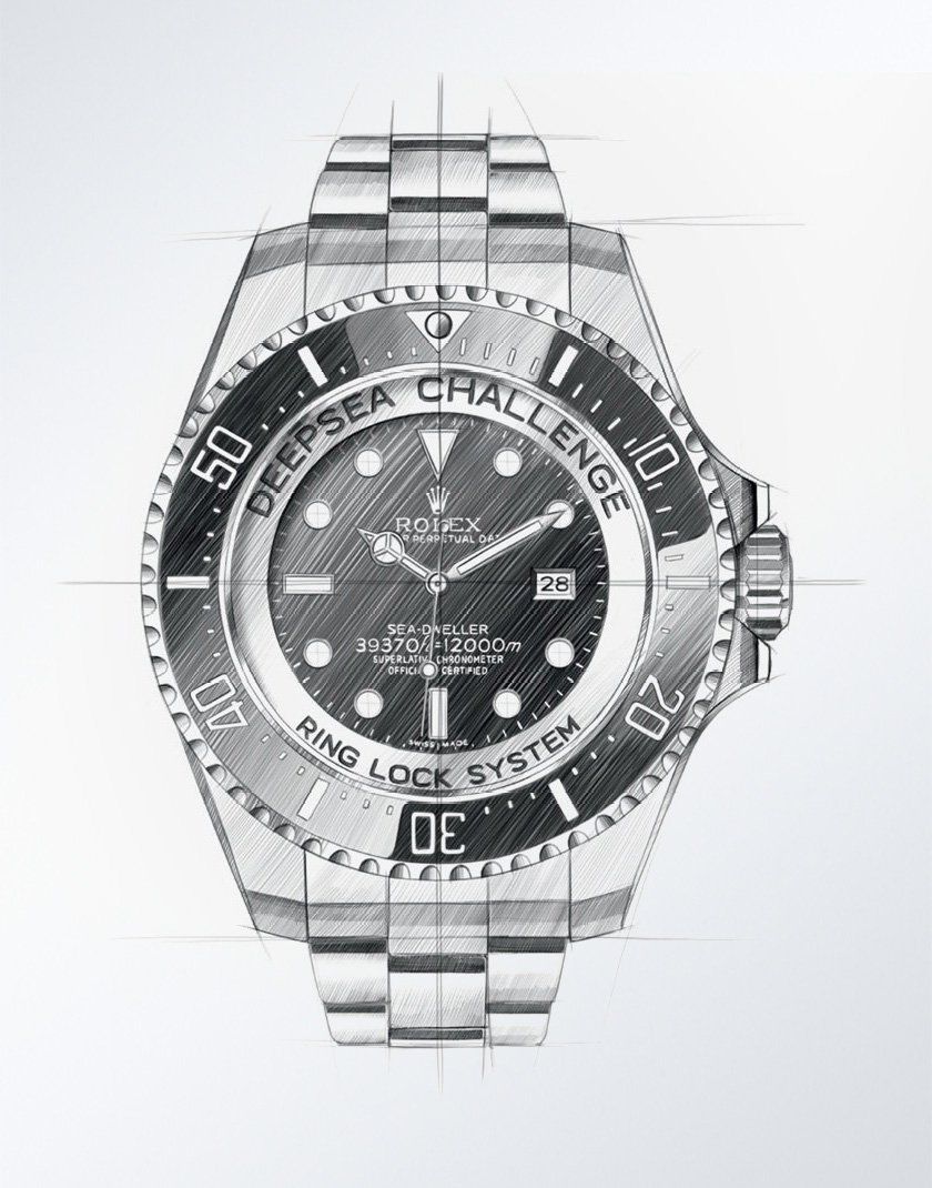 840x1070 rolex deepsea challenge - Rolex Drawing