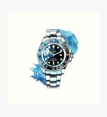 210x230 rolex painting mixed media wall art redbubble - Rolex Drawing