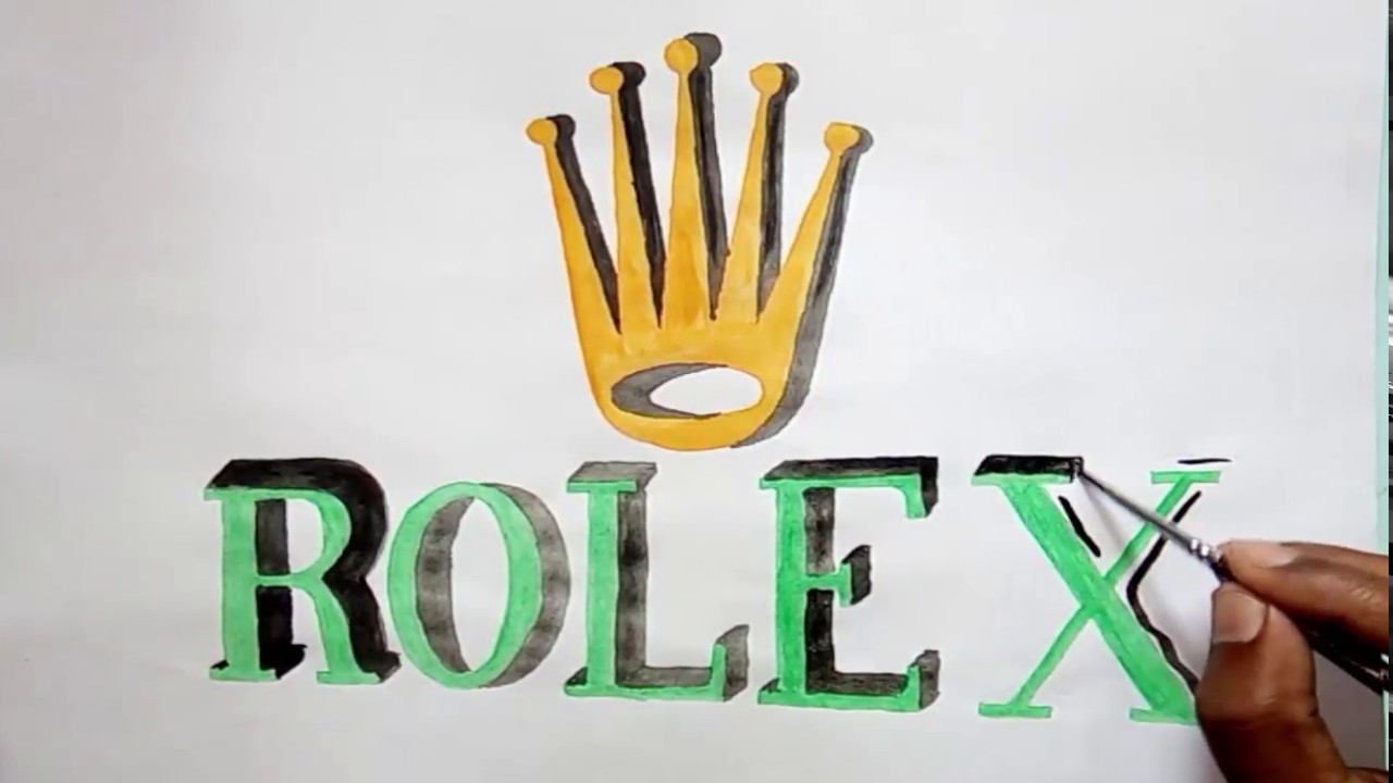 1280x720 rolex logo the amazing drawing - Rolex Drawing