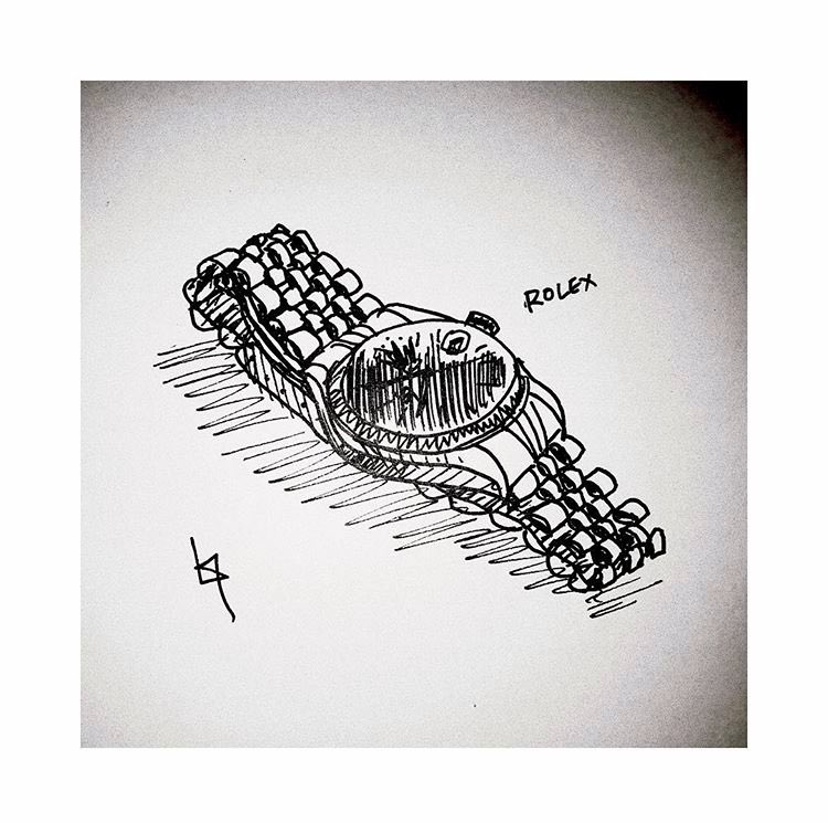 750x745 w instagram seungyoon rolex drawing w incle - Rolex Drawing