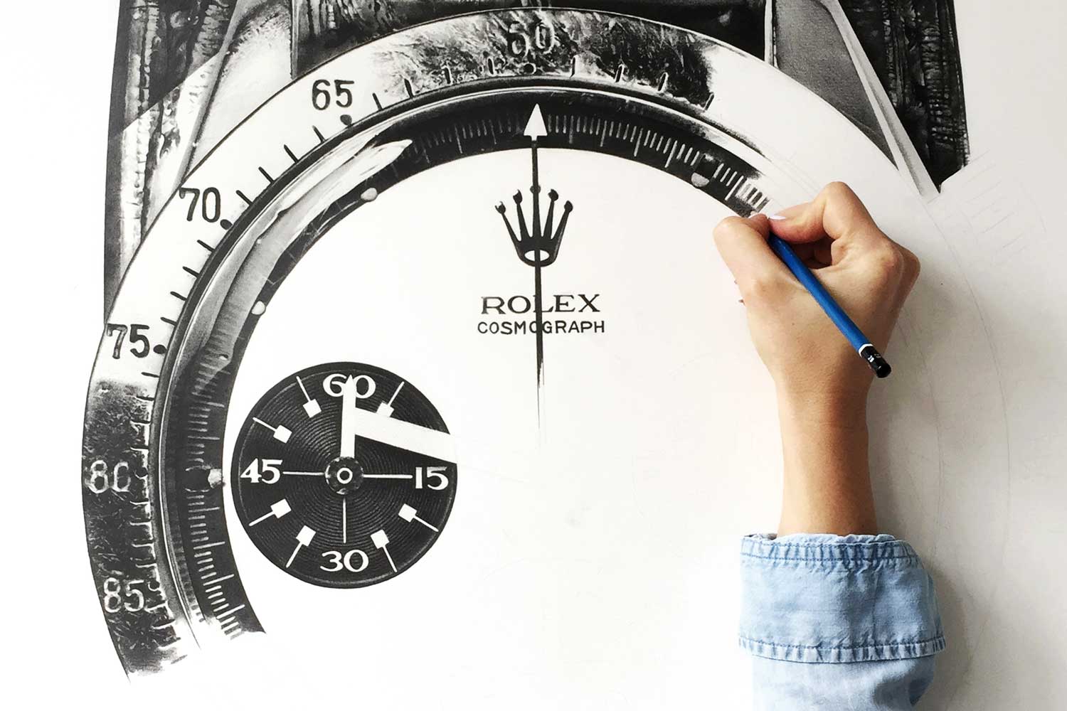 1500x1000 where horology meets art - Rolex Drawing
