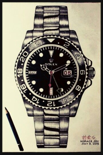 360x541 my drawingrolex my drawings in watch drawing, drawings - Rolex Drawing