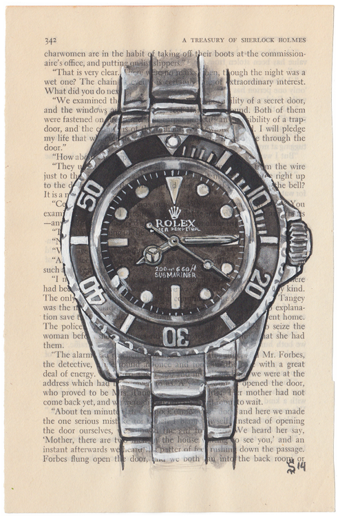 494x750 how cool is this rolex drawing! man crush everyday - Rolex Drawing