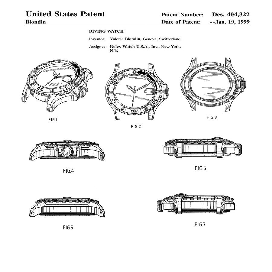 900x900 rolex watch patent digital art - Rolex Watch Drawing