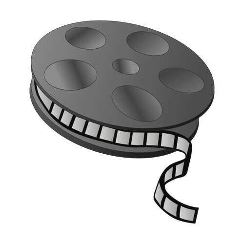 500x500 Roll Of Film Vector Drawing - Roll Of Film Drawing