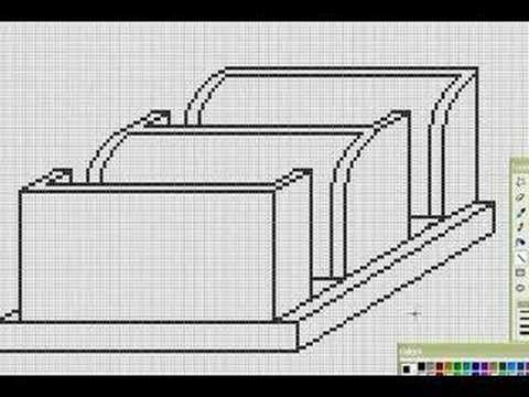 480x360 drawing a roller coaster on paint - Roller Coaster Cart Drawing
