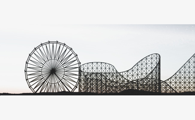 650x400 playground equipment line drawing fig ferris wheel, roller - Roller Coaster Drawing