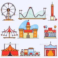 236x236 How To Draw A Roller Coaster - Roller Coaster Drawing Easy