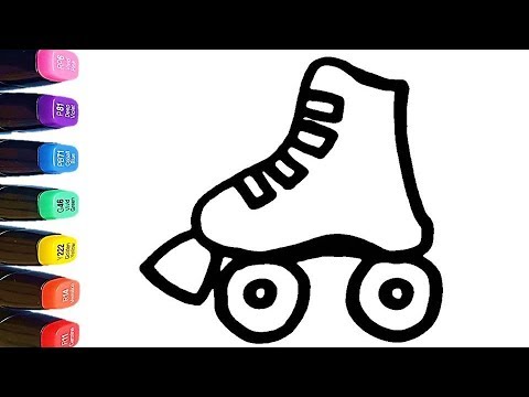 480x360 how to draw a roller skate for kids - Roller Skate Drawing
