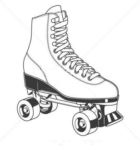 450x470 my life for so many years! sports skate tattoo, roller skating - Roller Skate Drawing
