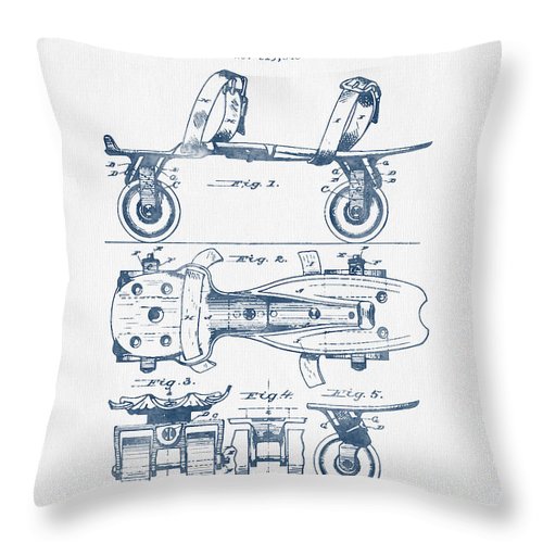 500x500 roller skate patent drawing - Roller Skate Drawing