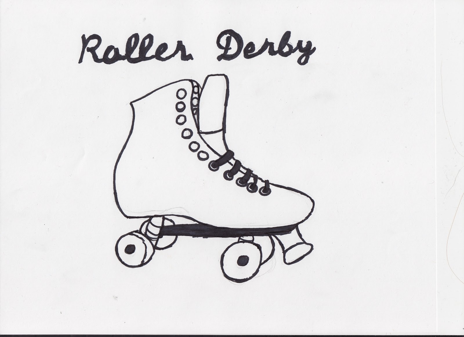 Roller Skate Drawing at Explore collection of