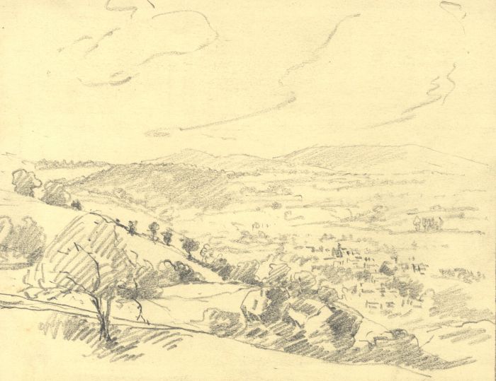 700x539 Marcus Adams - Rolling Hills Drawing