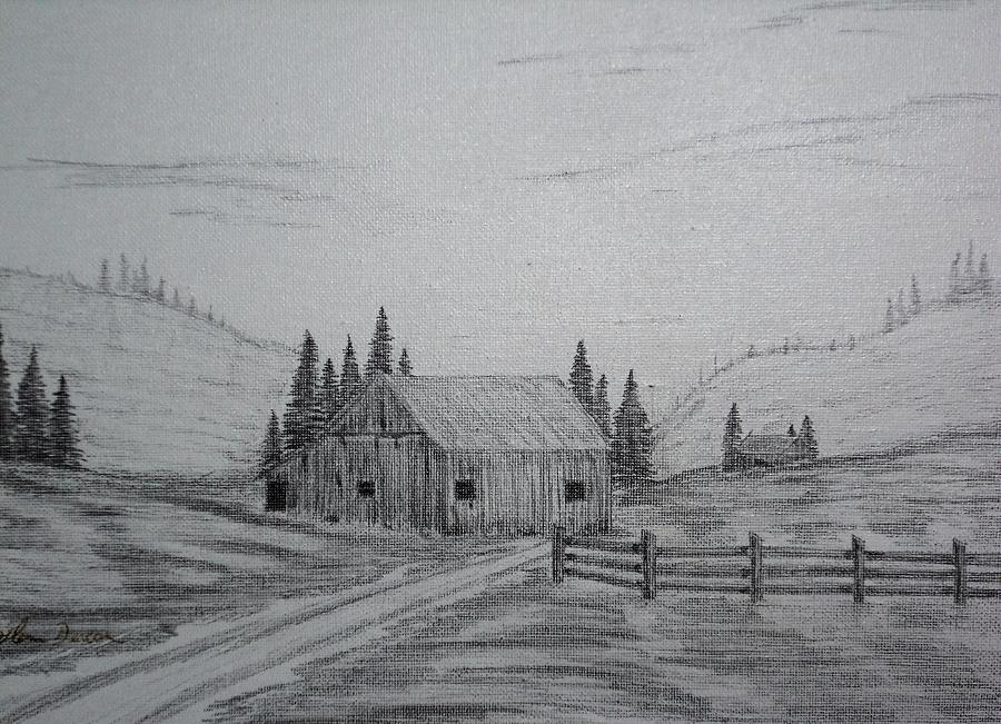 900x651 rolling hills drawing - Rolling Hills Drawing