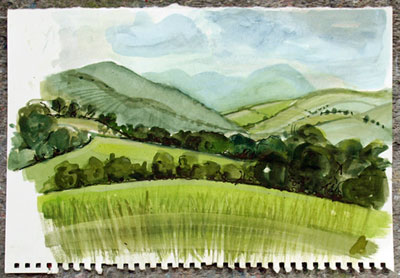 400x278 Living Bulwark - Rolling Hills Drawing