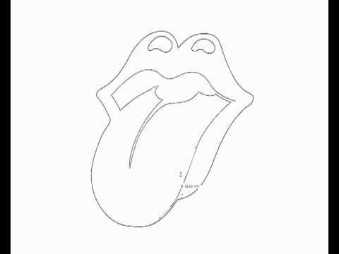 480x360 rolling stones logo drawing - Rolling Stones Drawing