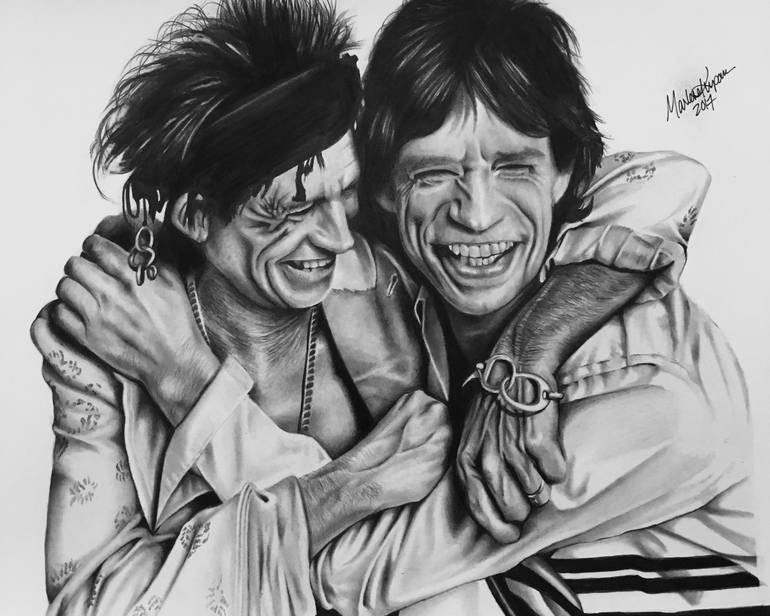 770x616 the rolling stones - Rolling Stones Drawing