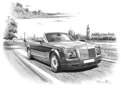 Нарисовать rolls royce