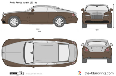 400x263 rolls royce wraith vector drawing - Rolls Royce Drawing