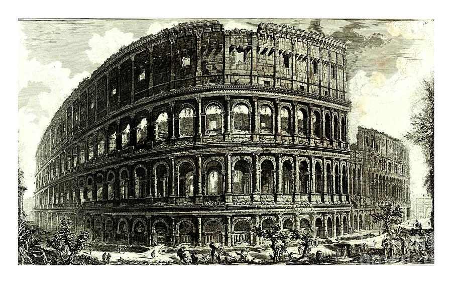 Roman Colosseum Drawing At PaintingValley.com | Explore Collection Of ...