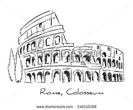 450x372 rome, colosseum - Roman Colosseum Drawing